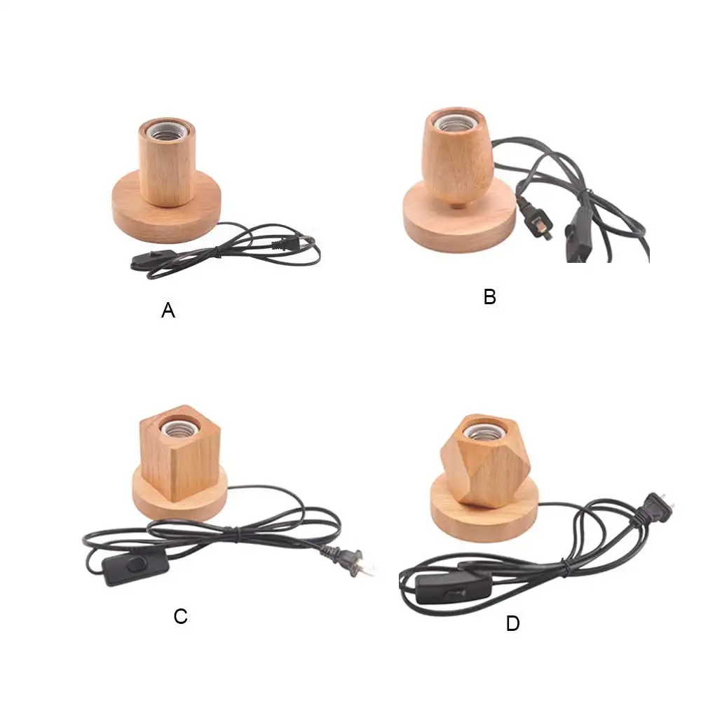 

Деревянная основа для лампы, декоративный держатель для спальни, гостиной, настольного стола, прикроватного столика, ночника, оссветильник ...