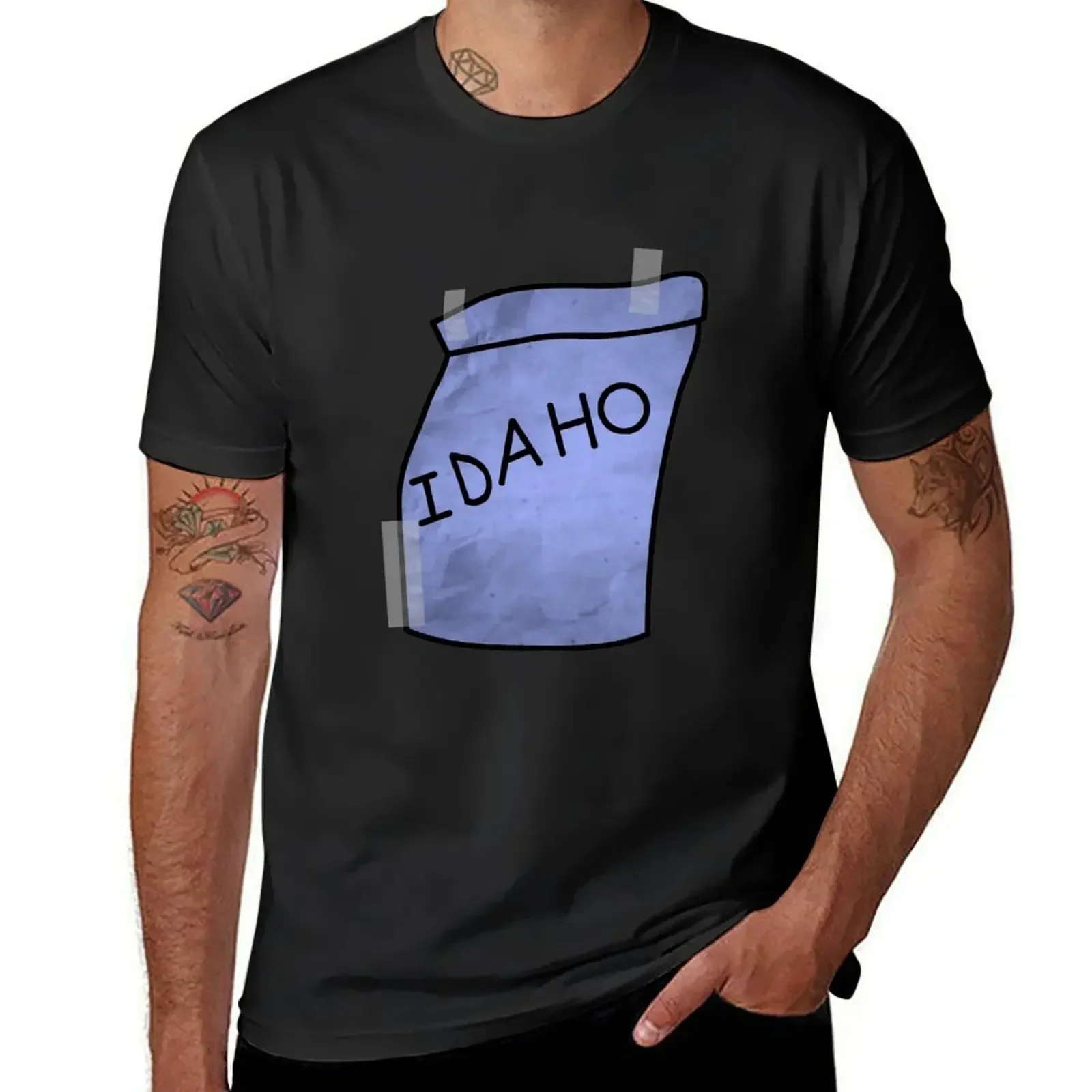 Футболка I'm Idaho-Ralph Wiggum новое издание мужские футболки с животным принтом для