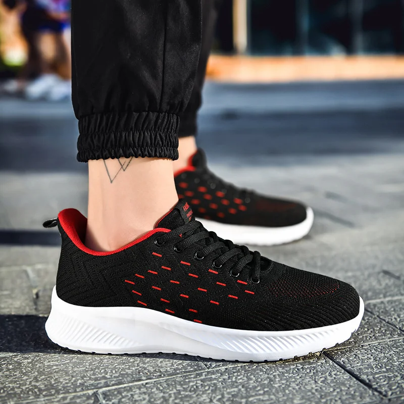 

New Spring Breathable Sneakers Men Casual Shoes Lightweight Massage Walking Shoes Men Comfty Men Sports Shoes Platform Footwear