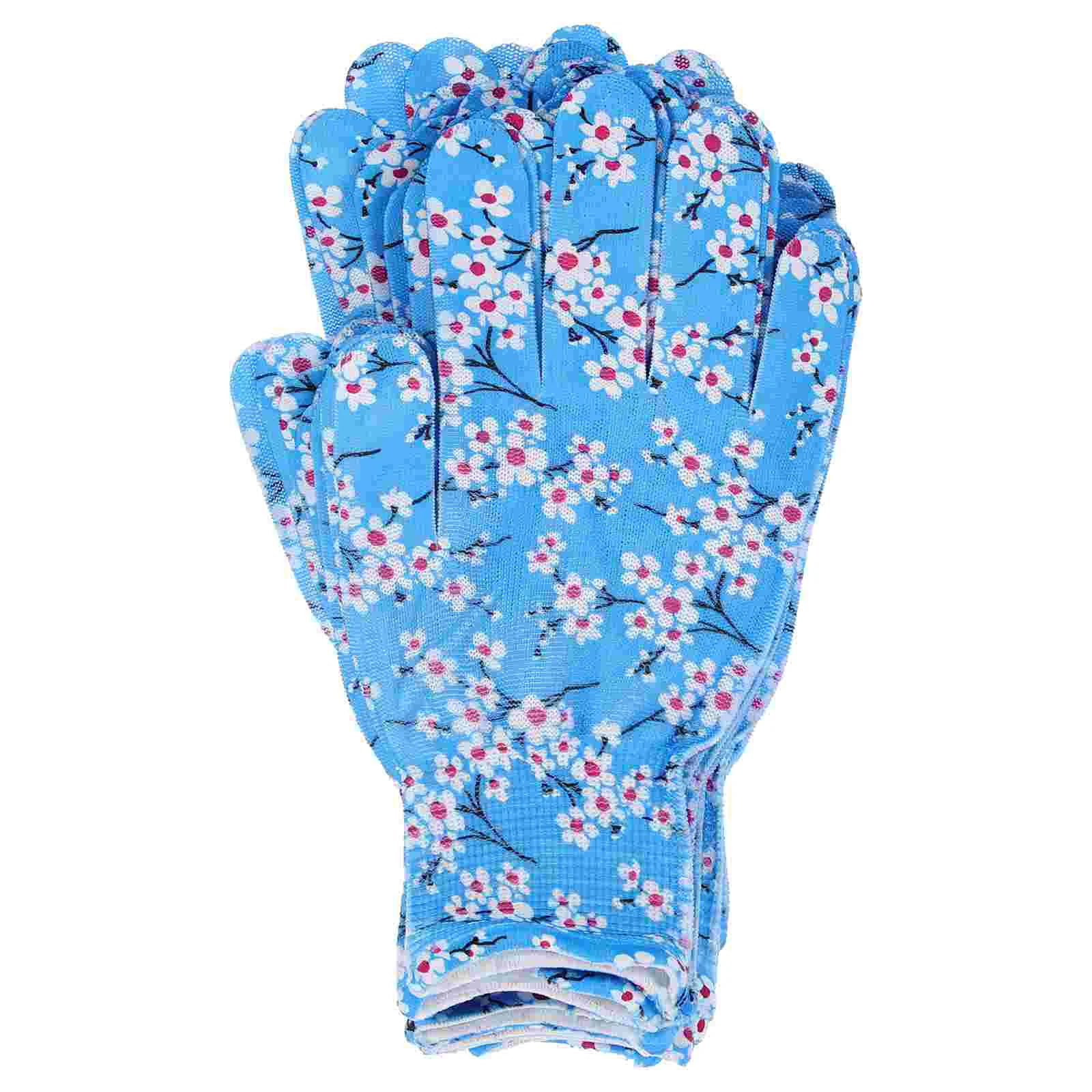 

12 Pairs Non-Skid Mitten Gardening Protective Working