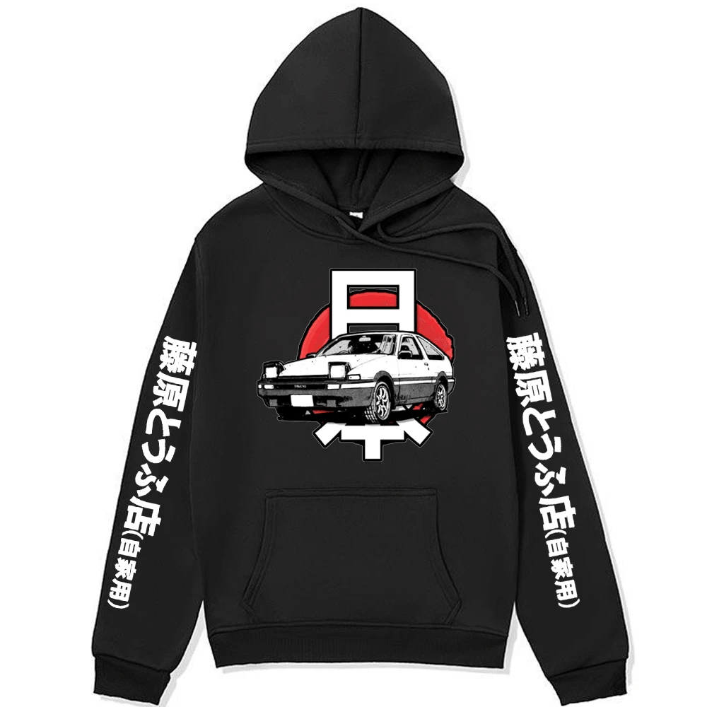 

Минималистичный AE86 Toyota Trueno японские худи Мужская Уличная одежда большого размера свитшоты с длинным рукавом Осень-зима парные пуловеры