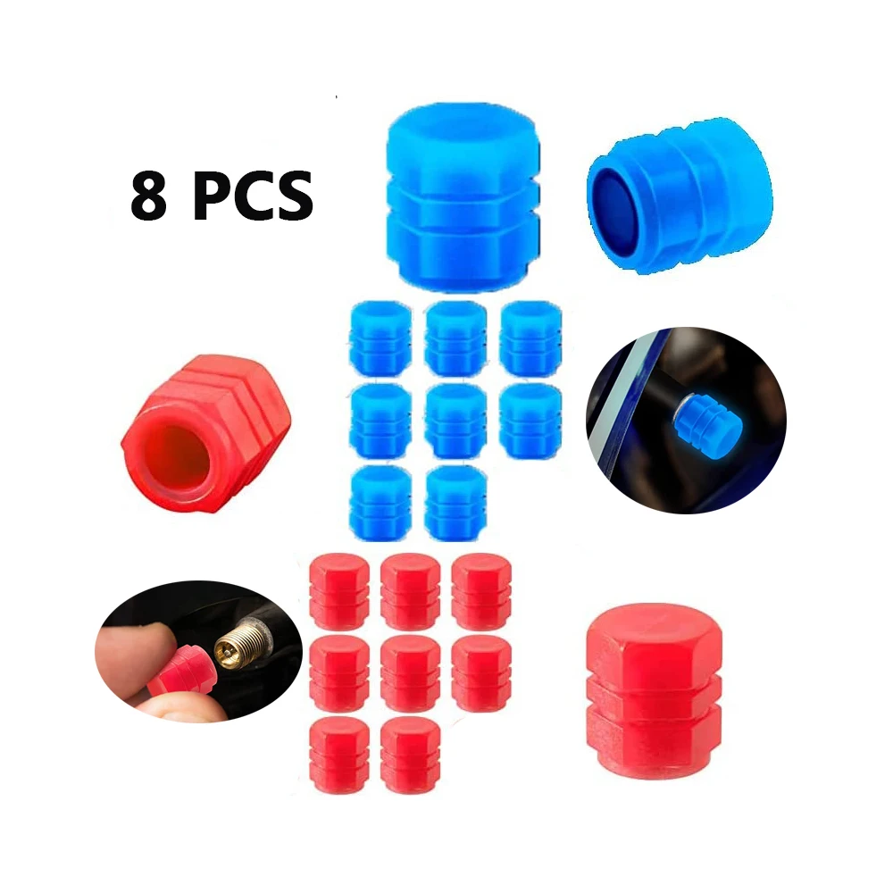 

Светящиеся в темноте колпачки для автомобильных шин с подсветкой