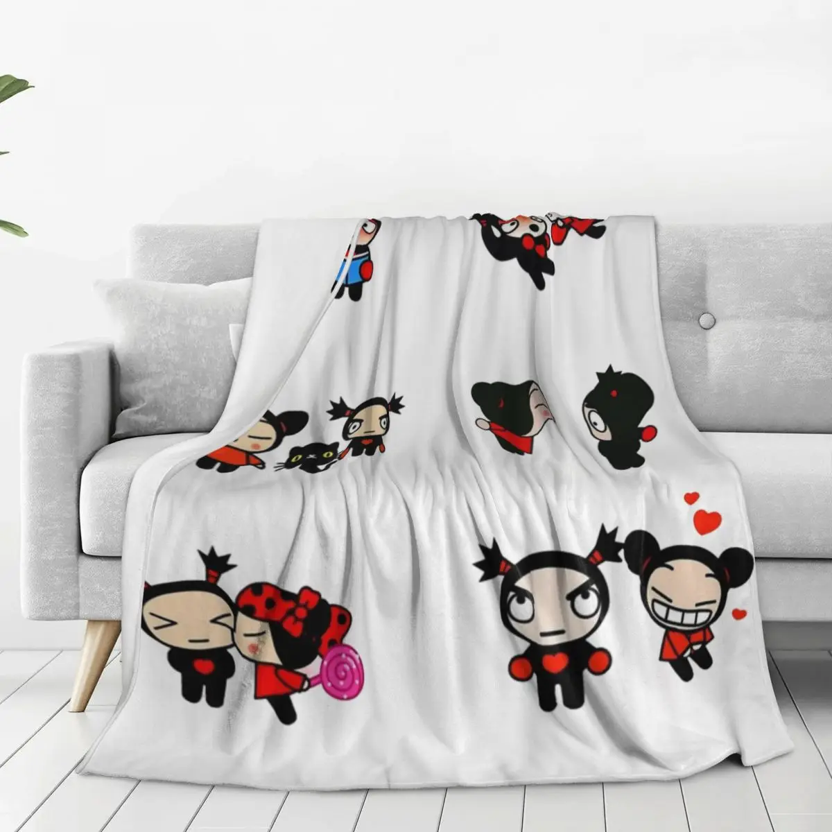 Pucca And Garu Pack фланелевые одеяла теплое мягкое одеяло для улицы декоративное