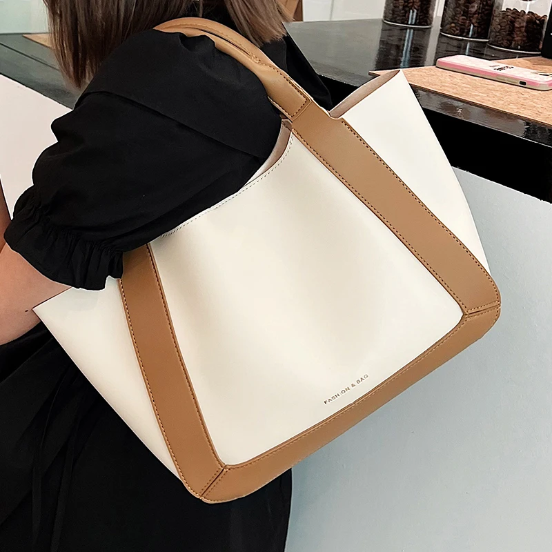 

Luxury Large Capacity Totes Bag For Women 2022 New Texture Underarm Shoulder Bags Elegant Fashion All-match Handbag Office Lady