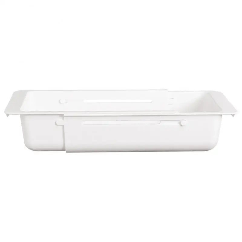 

Retractable Storage Box Space Saving Drawer Retractable Shelf Household Hanging Plastic Drawer Storage Compartment Telescopic