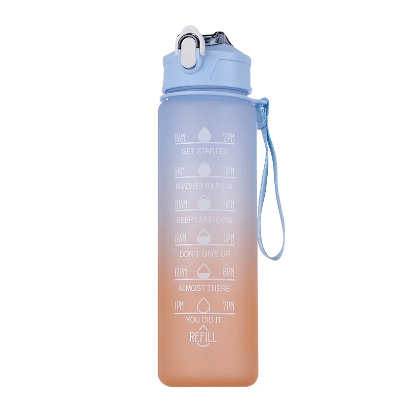 

1 Liter Water Bottle Motivational Sport Water Bottle Leakproof Bottles Drinking Outdoor Travel Gym Fitness Jugs for Kitchen Cups