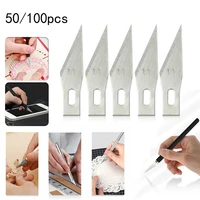 50100pcs blades 11 blades for x acto exacto tool sk5 graver hobby style multi tool craft cutting hand tools accessories
