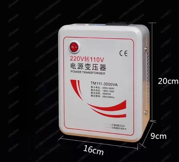 1 шт. 1000 Вт кВА понижающий преобразователь напряжения трансформатор 220 В-240 В до