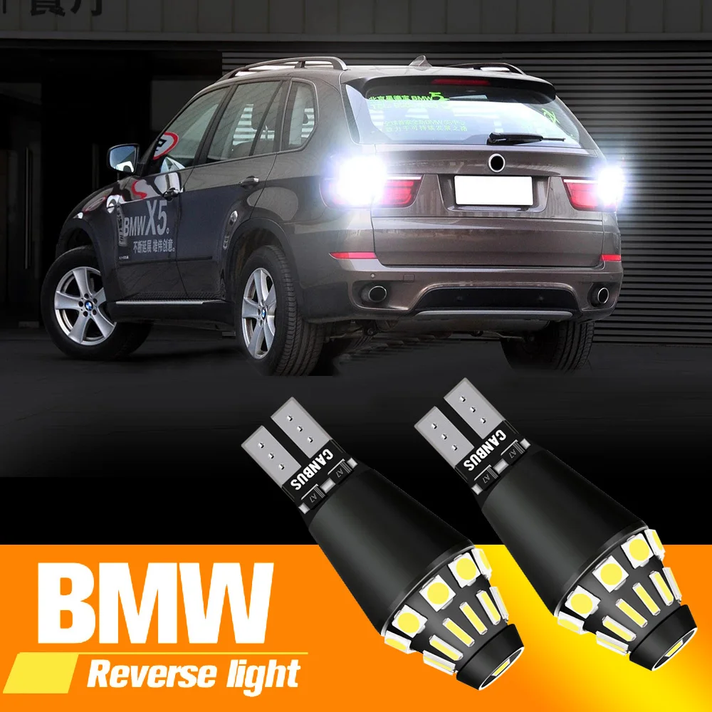 

2 шт., светодиодная лампа задсветильник хода W16W T15 921 Canbus для BMW F12 F13 F06 E65 E66 E67 F01 F02 F03 F04 X3 E83 X3 F25 X5 E70 Z4 E89