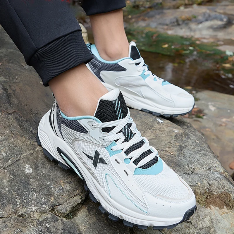 Xtep Juechen 3.0 Running Shoes For Men Breathable Mesh Jogging Men's Sports Shoes Vintage Leisure Male Sneakers 877119110025