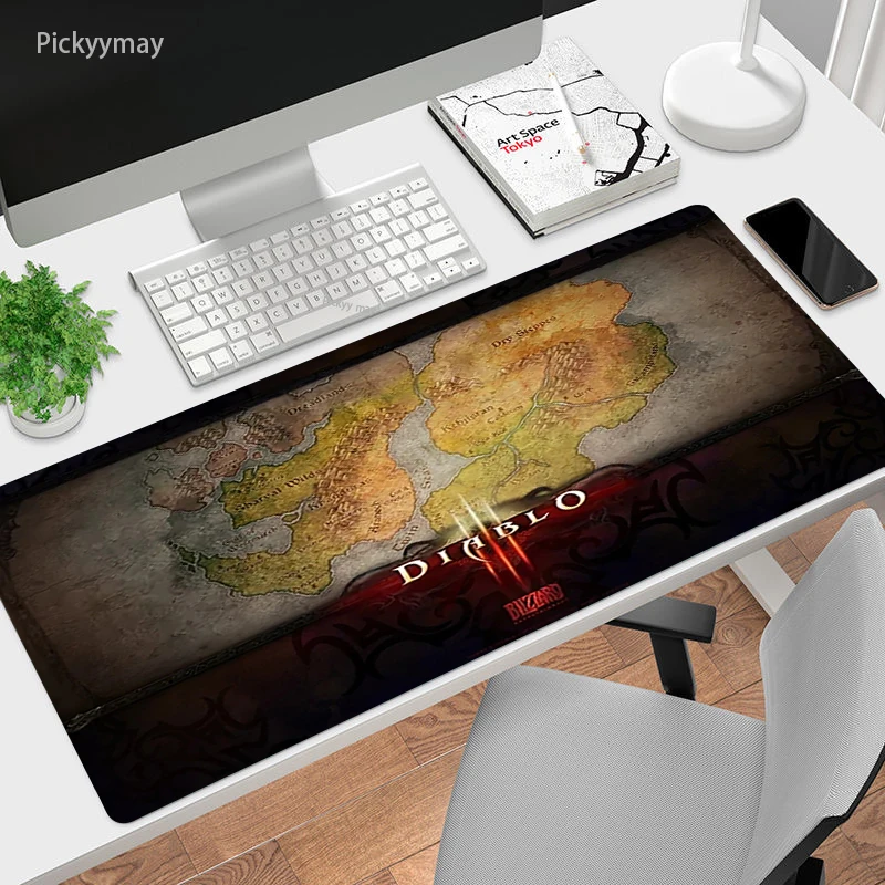 diablo 3 large mousepad anime gamer gaming mouse pad xxl computer accessories big keyboard laptop table padmouse speed desk mat free global shipping