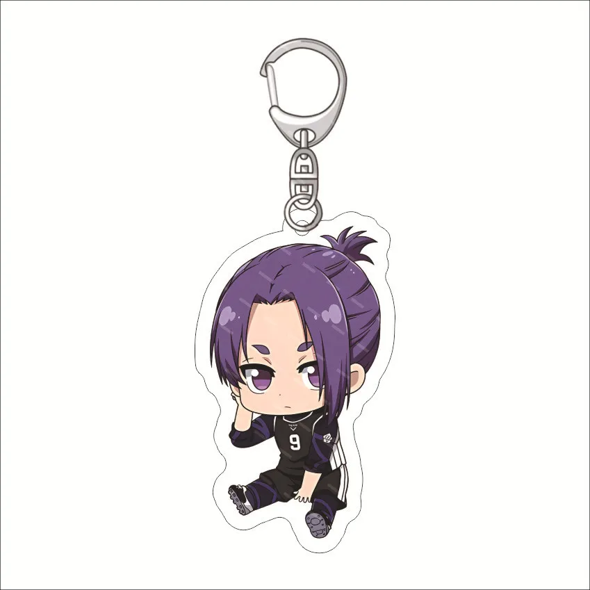 Фигурки аниме Синий замок Bachira Meguru Isagi Yoichi Niko Ikki акриловые брелки для ключей