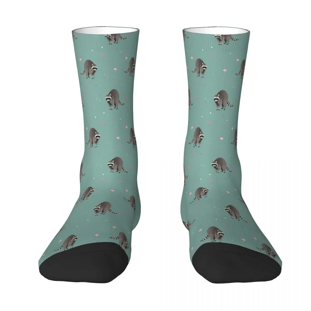 

Raccoon Sock Socks Men Women Polyester Stockings Customizable Design