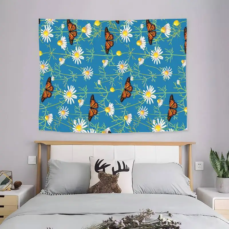 

Window Wall Hanging Decoration Room Tapestry Tie Dye Blanket Home Bedroom Decoration Living Room Print Background Hanging Cloth