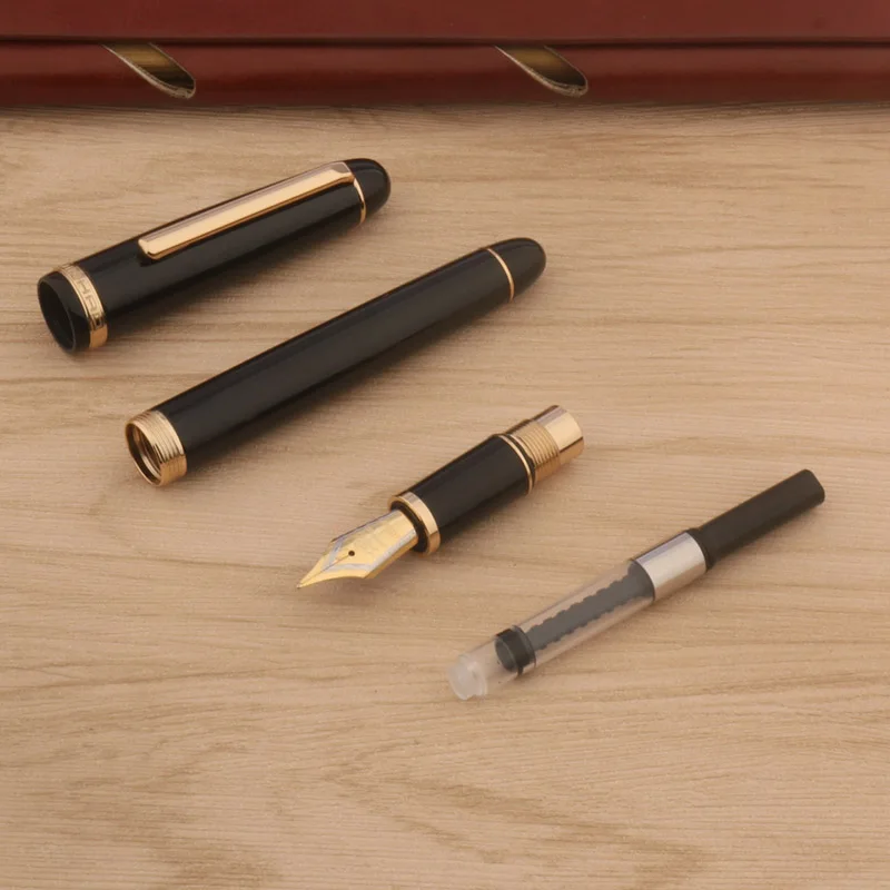 JINHAO X350 авторучка для каллиграфического металлическая ручка, Золотой EF F Nib Business Office школьные письменные принадлежности чернильные ручки (art.: 3920bfeb76472) - 3920bfeb76472