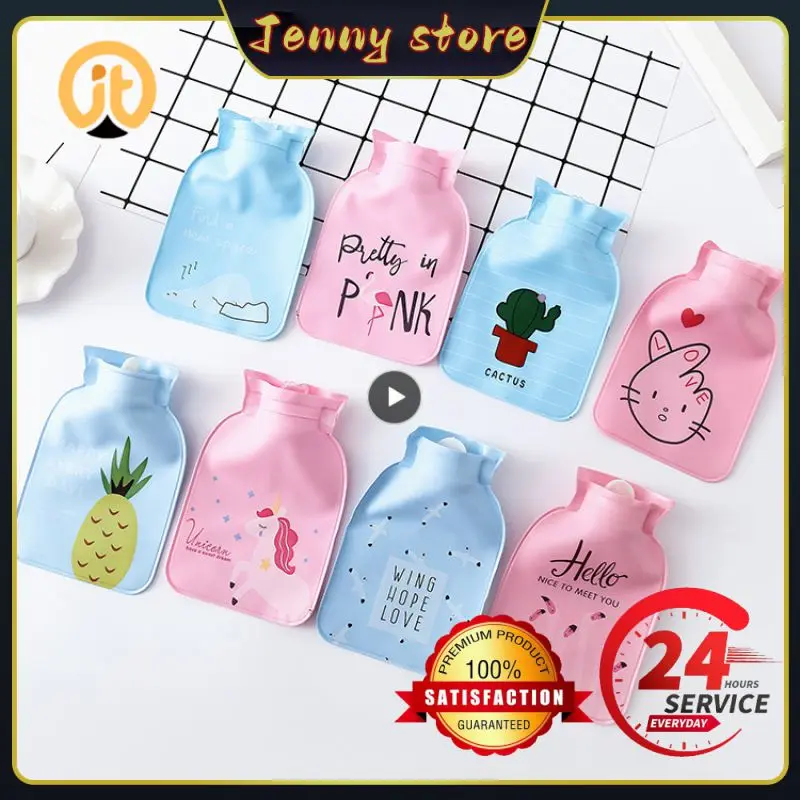 cieplne losowy kolor jakość pcv przenośne akcesoria domowe narzędzia podgrzewacz ciepłej wody kreskówka napełnianie wodą