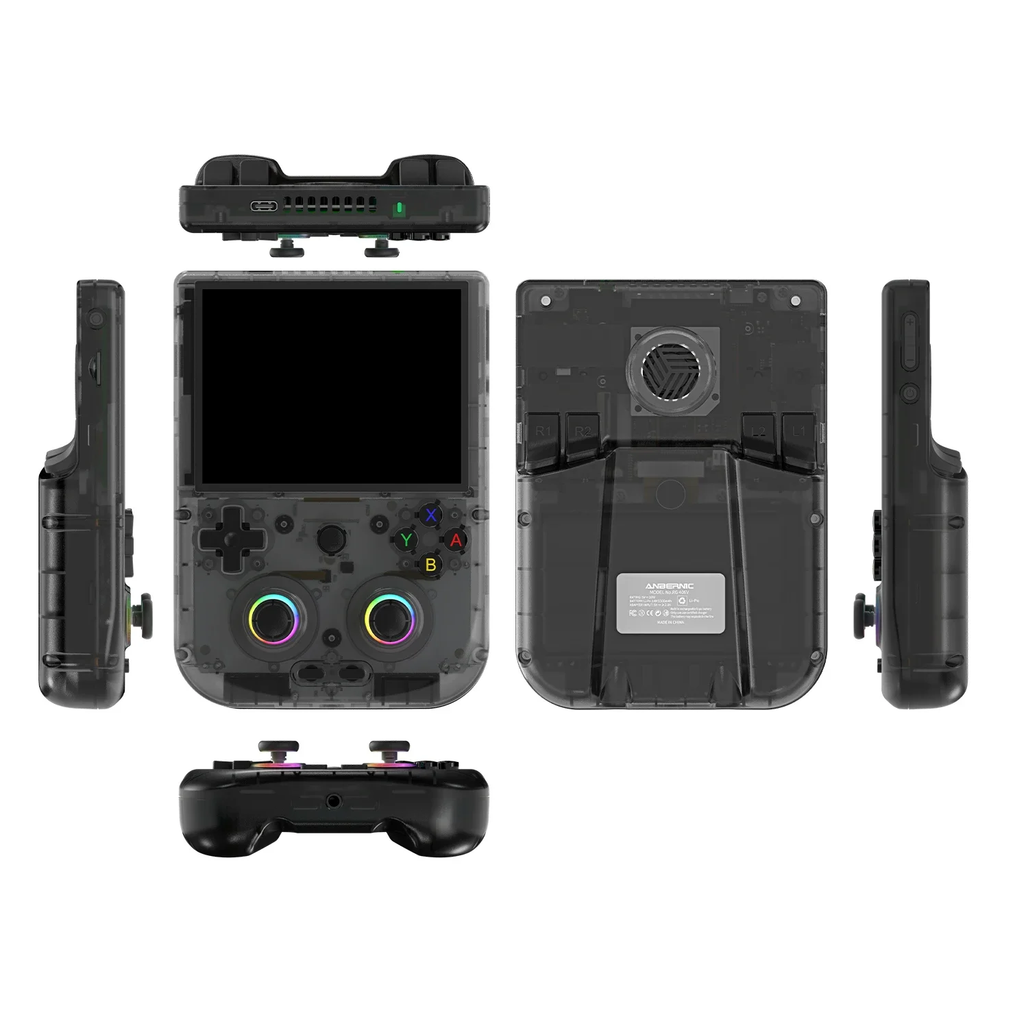 Фото 2024 новейшая портативная игровая консоль ANBERNIC RG406V, 4 дюйма, IPS HD, сенсорный экран, система Android 13, 64-битный игровой плеер в стиле ретро №1