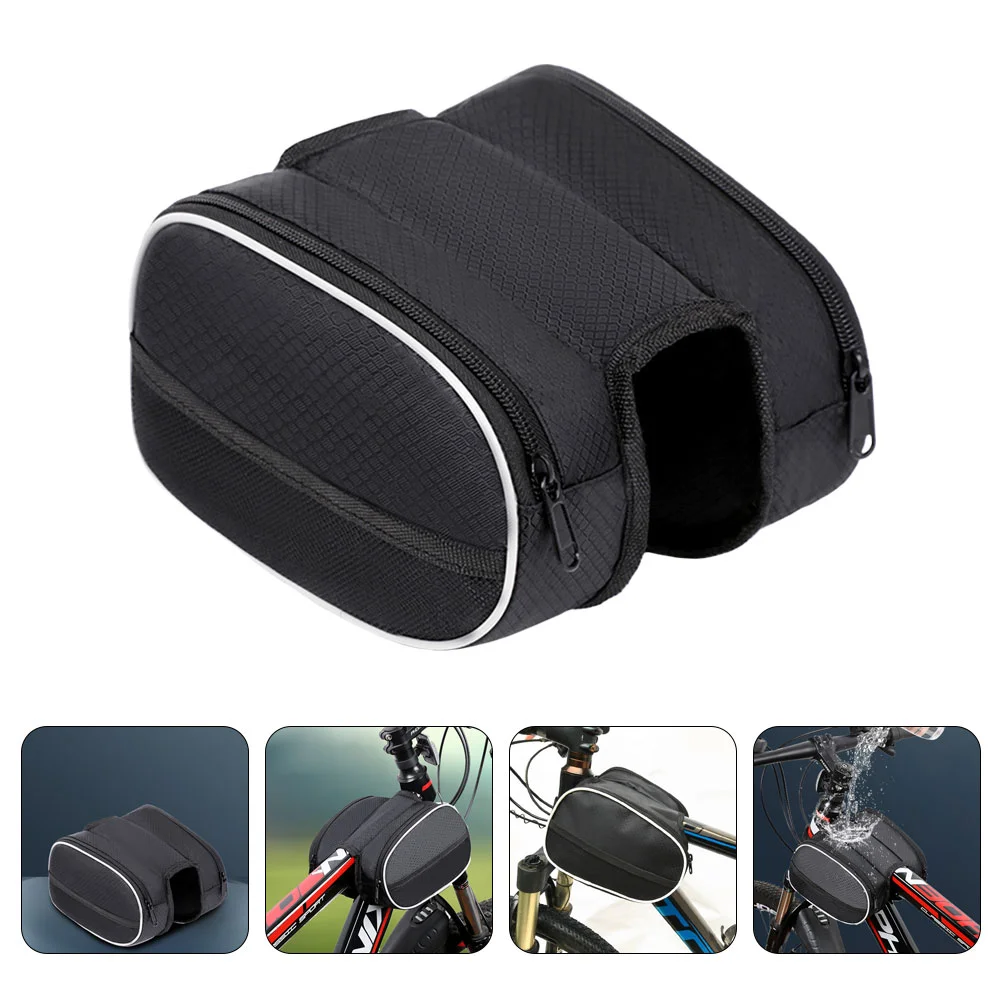 

Bike Bag Portable Pouch Front Frame Tops Tube Holder Cycling Nylon Storage Stand