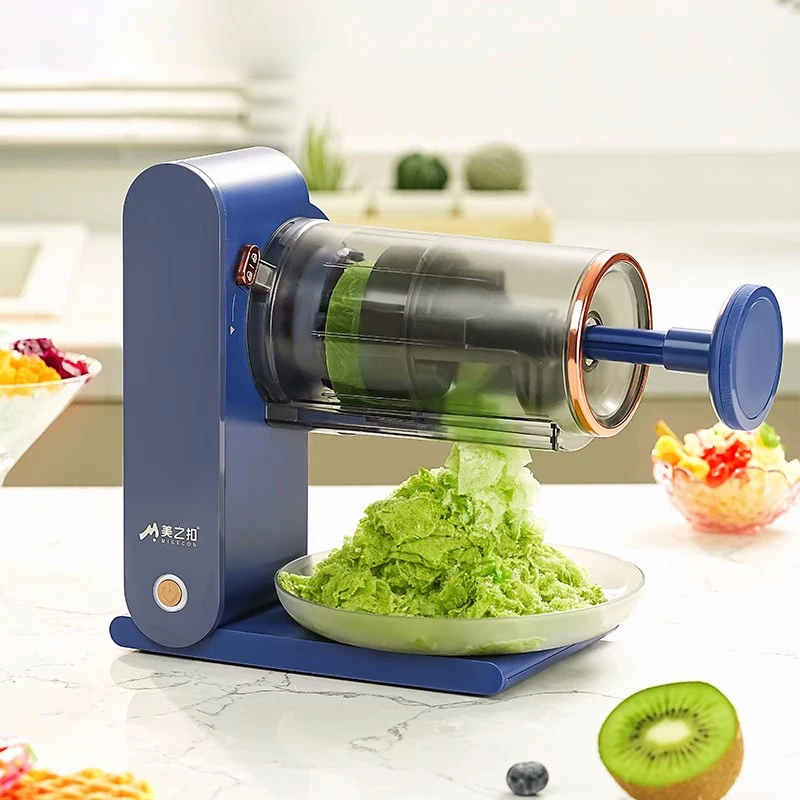 

DIY Smoothie Machine Rechargeable Snowflake Ice Shaver Slushy Drinks Dessert Maker Fruit Mein Mein Ice Maker Ice Cream Machine