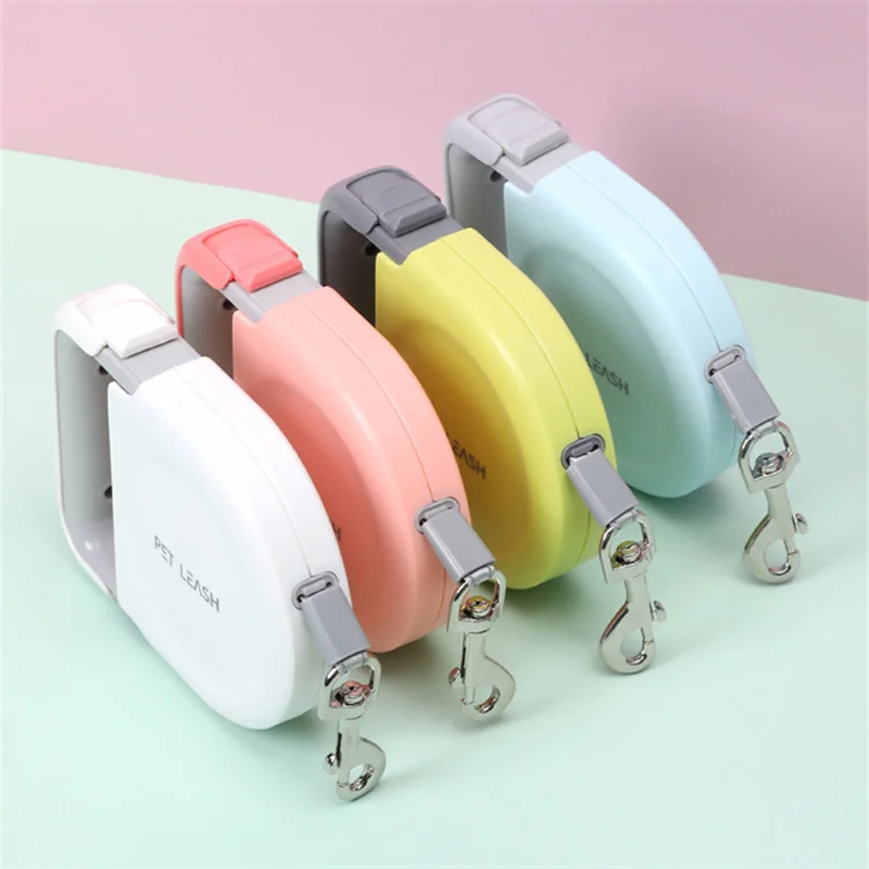 

5 Meters Dog Leashes Automatic Retractable Pet Outdoor Walking Leash Leads Puppy Running Extending Leashes For Small Medium Dog