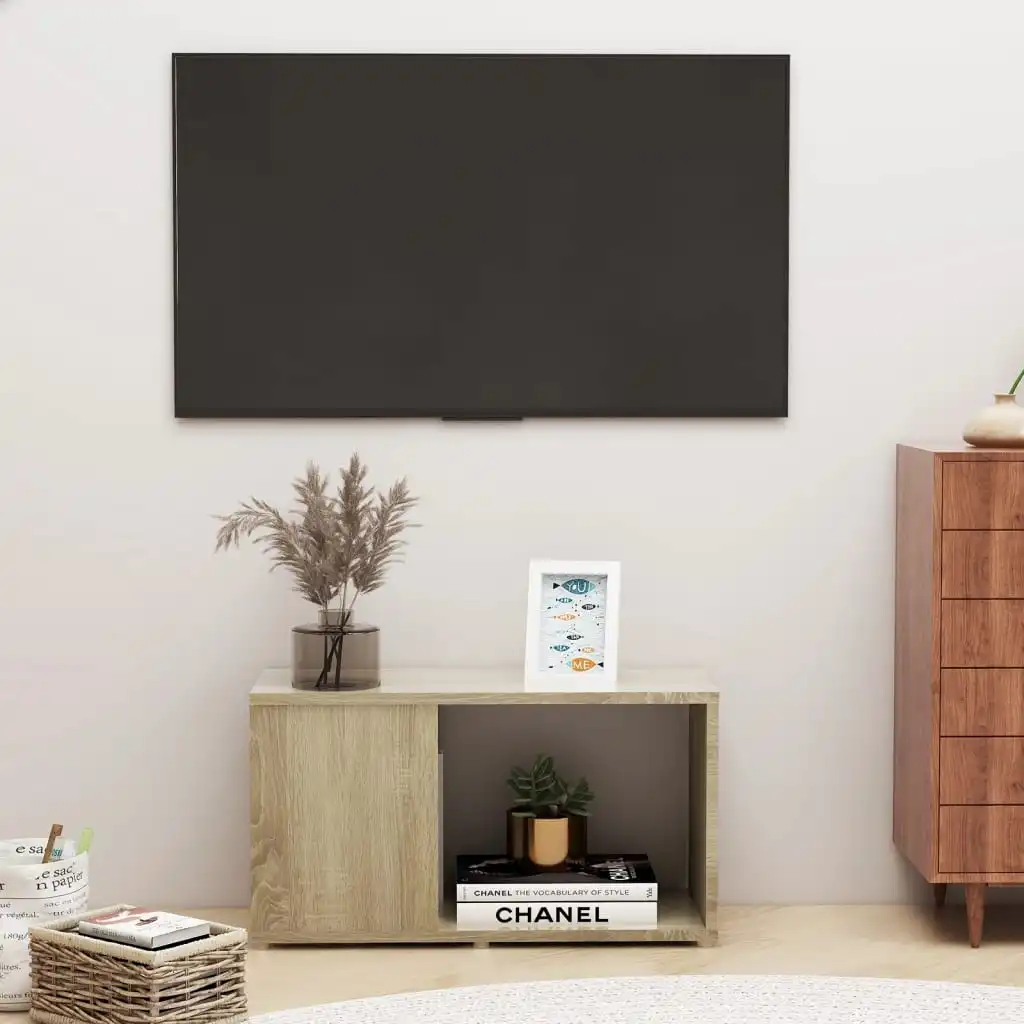 

Sonoma Oak TV cabinet 60x24x32 cm chglomerated