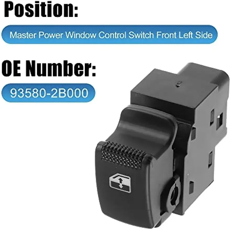 Переключатель управления окном автомобиля 93580-2B000 передний левый для Hyundai Santa Fe
