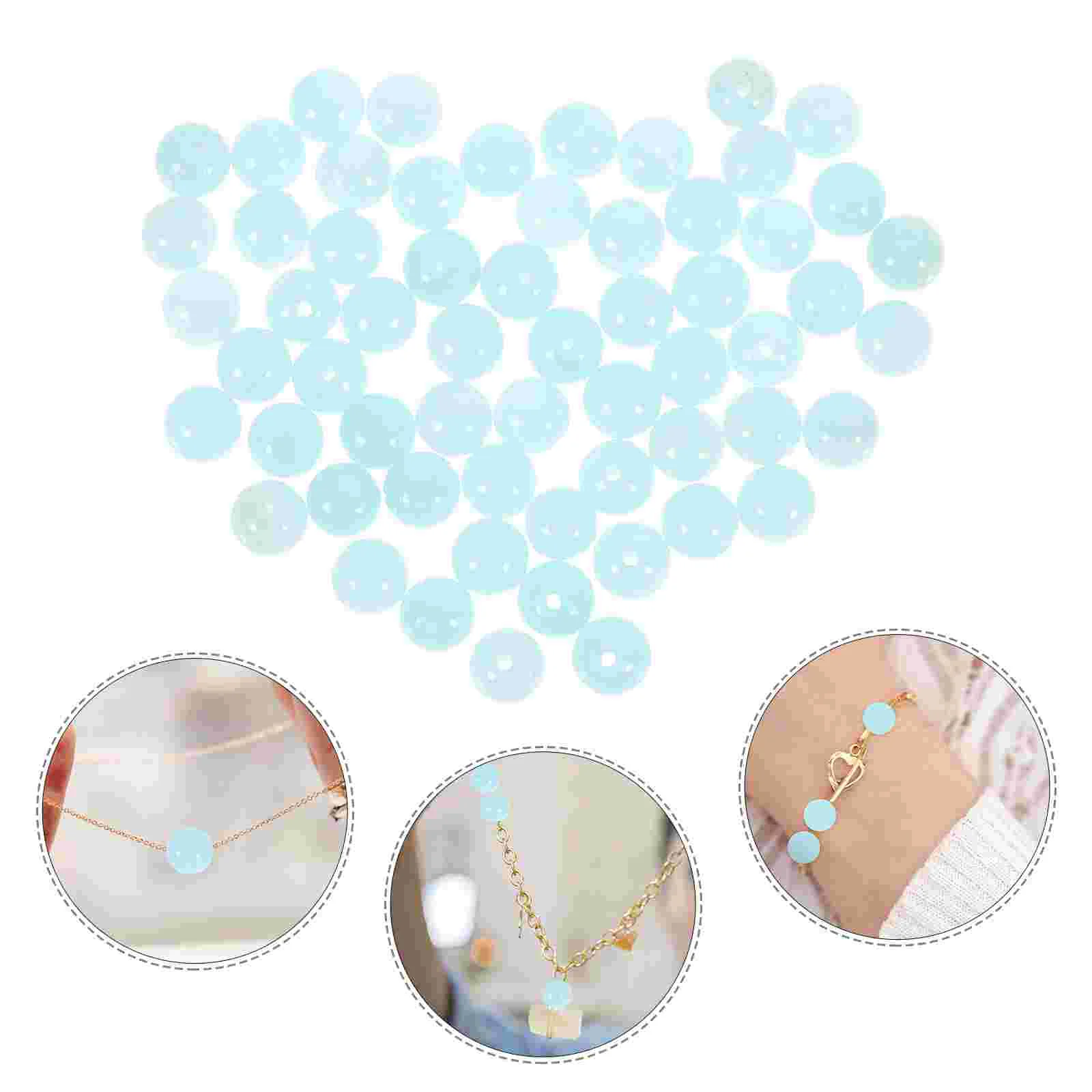 

2 Strings Spacer Beads Delicate Small Beads Delicate DIY Loose Beads Jewelry Jade Loose Beads Decors