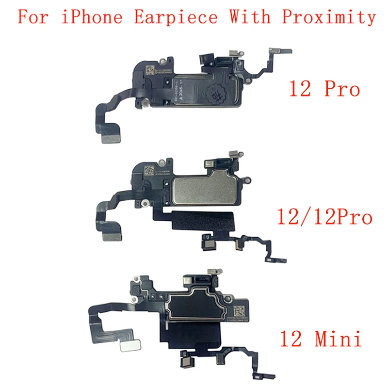 Earpiece Speaker Flex Cable Ribbon Module For iPhone 12 12 Pro Max 12 Mini Light Proximity Sensor Flex Cable Repair Parts