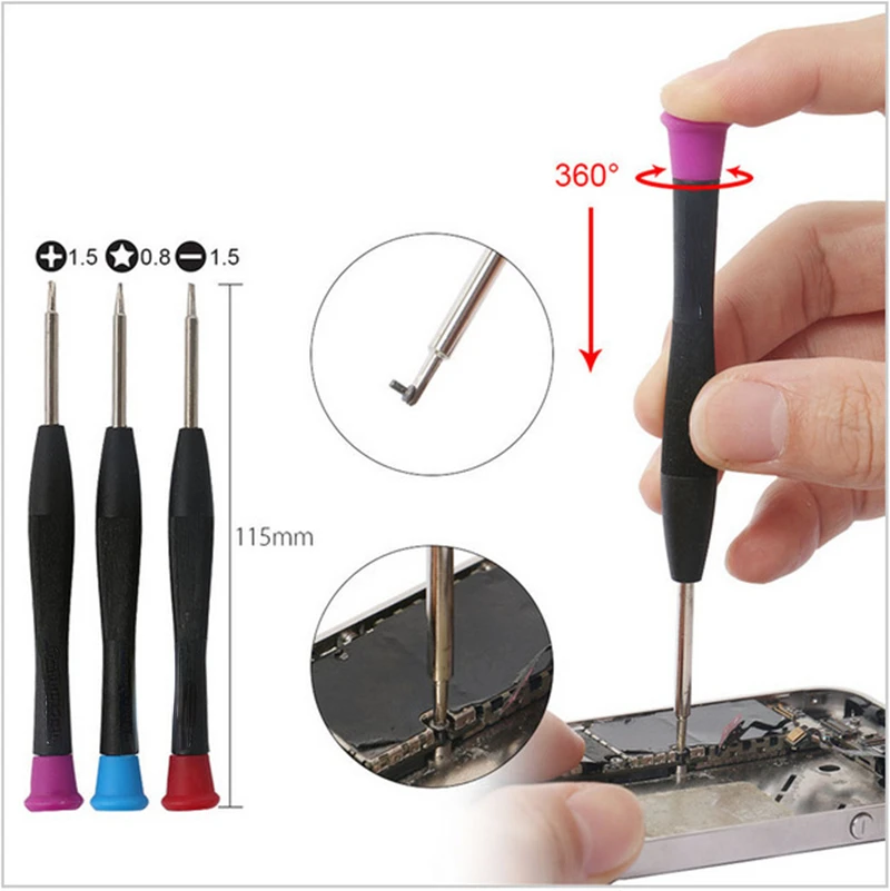 Free shipping for iPhone X 8 7 6S 6 Plus 11 Pro XS Hand Tools in 1 Mobile Phone Repair Tools Kit Pry Opening Tool Screwdriver Se enlarge