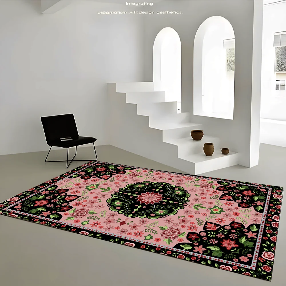 

Luxury Kitchen Entrance Doormat Home Bedroom Floor Decoration Hallway Mat Balcony Bathroom Anti-Slip Carpet Modern Printing Rug