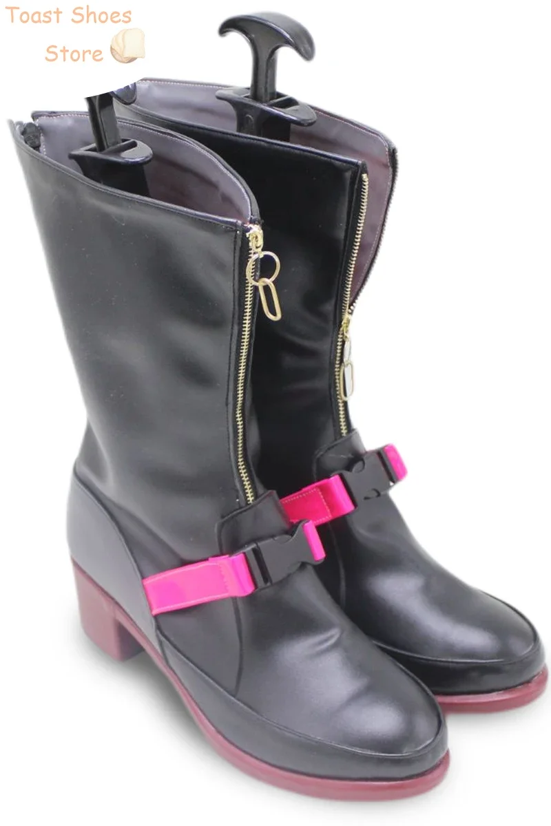 Fura Kanato Обувь для косплея Горячие ботинки Vtuber из искусственной кожи Хэллоуин