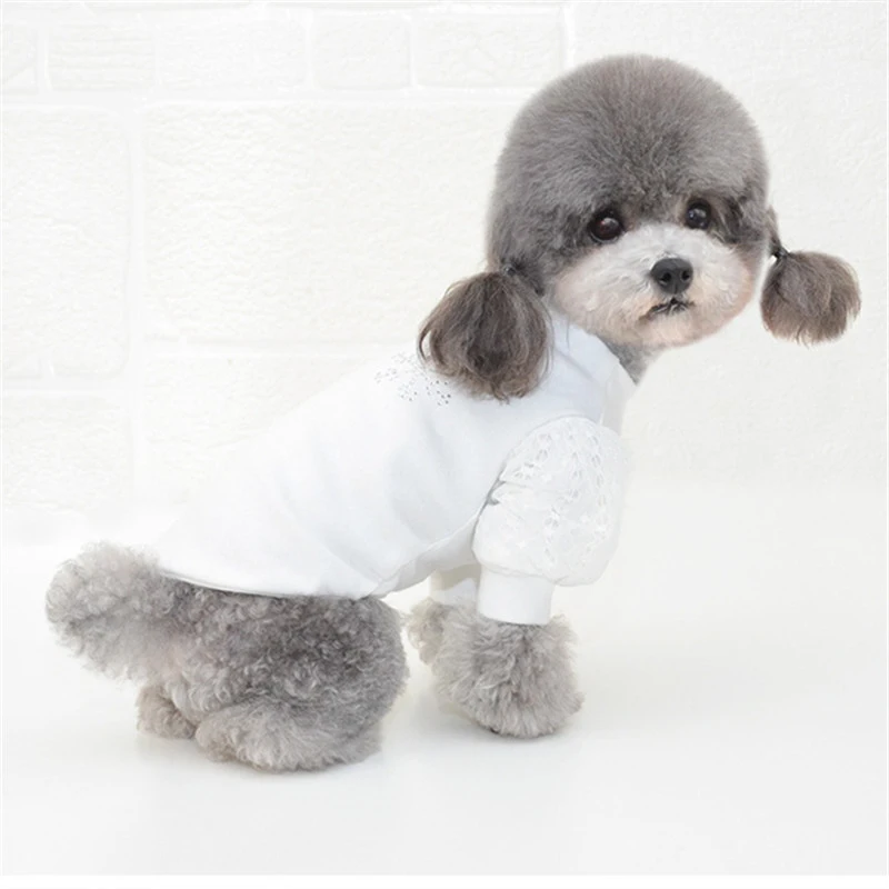 

Dog Shirt Spring Summer Dog Clothes Pet Clothing Pajamas T-shirt Coat Apparel Yorkie Costume Poodle Bichon Pomeranian Dog Outfit