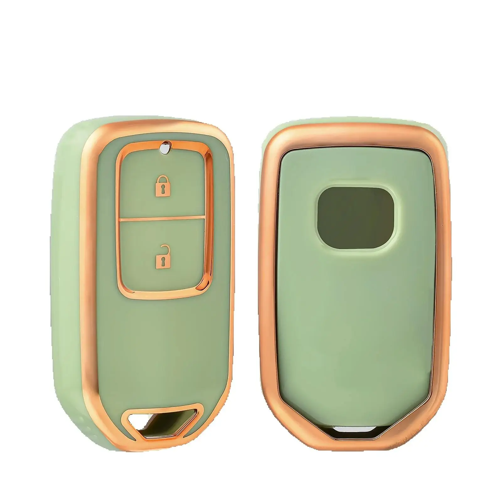 

Чехол для автомобильного ключа с двумя кнопками для Honda Accord EX EXL Civic CRV Pilot Ridgeline Vezel city Jazz BRV чехол HRV TPU