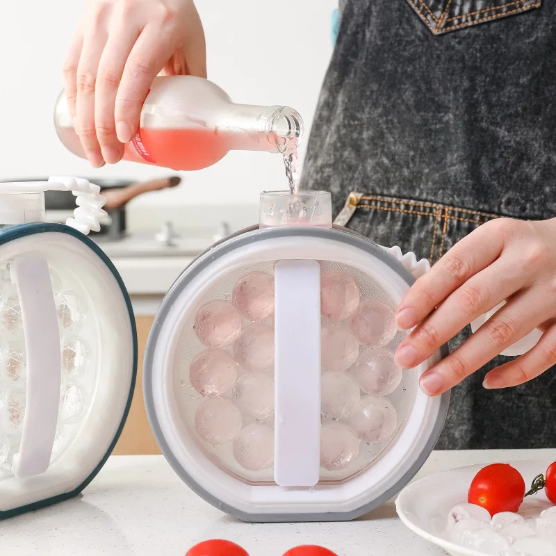 2022 ice ball maker kettle kitchen bar accessories gadgets creative ice cube mold 2 in 1 multi function container pot newest free global shipping