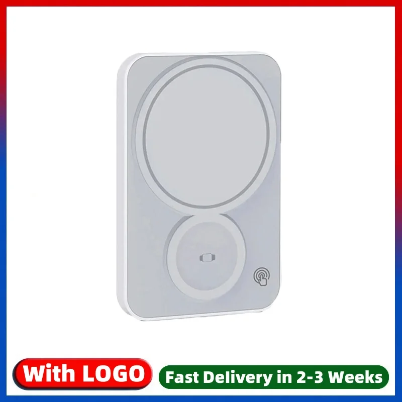 Магнитный мобильный источник питания для iPhone AirPods iWatch Портативный беспроводного