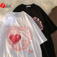 love print womens t shirt streetwear tops short sleeve tee shirt harajuku y2k summer loose oversized t shirt female clothes
