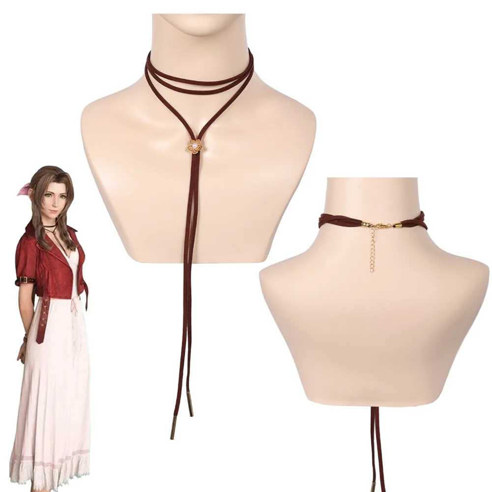 Платье для косплея Aerith эстетичный косплей реквизит костюм Маскировка Женская