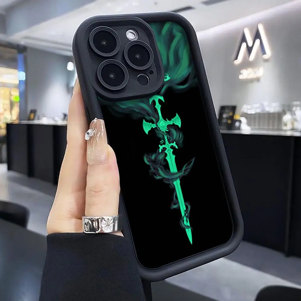 Фото Чехол для телефона Viego Runed King для iPhone 18 17 Pro Max 16 15 Pro 14 13 12 Mini Plus, защитный чехол из ТПУ с дизайном 