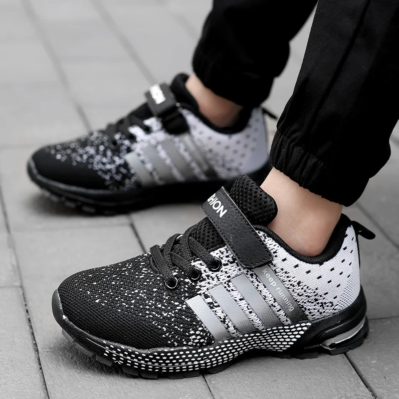 JIEMIAO New Children's Shoes Fashion Kids Sneakers Girls Boys Breathable Running Shoes Outdoor Training Sport Shoes Tennis Shoes