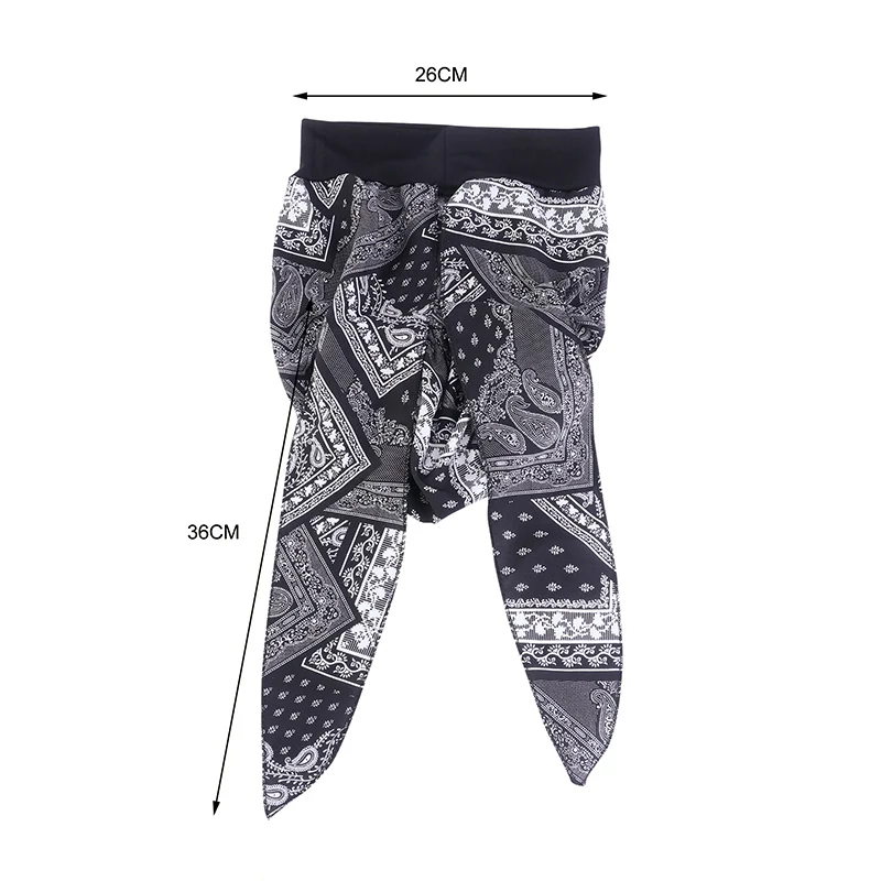 Женская Шапка-тюрбан С Принтом Пейсли Повседневная Эластичная Шапочка Для Волос