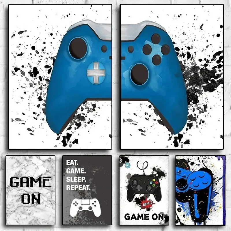 Игровой Постер Aquarelle Для Мальчиков - Настенная Живопись На Холсте С Принтом