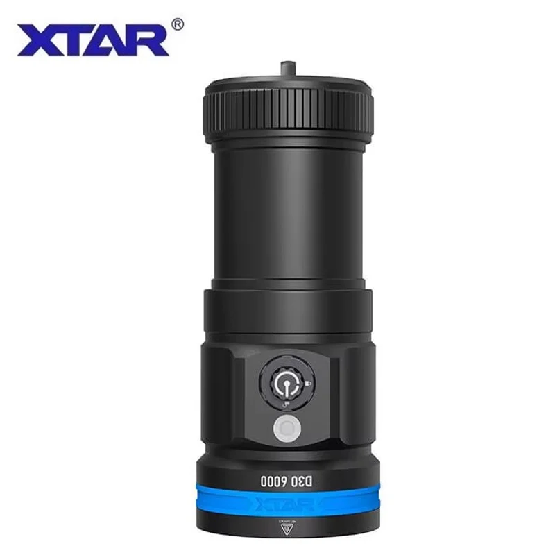 XTAR 6000LM фонарик для дайвинга супер яркий водонепроницаемый IP68 профессиональный