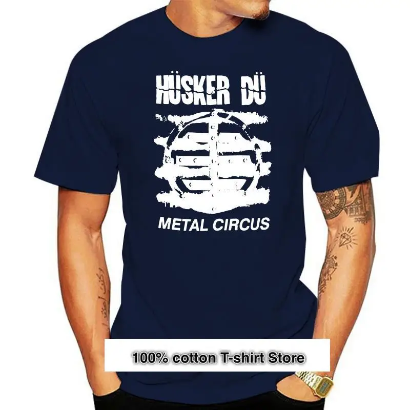 

Husker Du-Camiseta de Metal para hombre, ropa de circo, azul marino, S-M-L-XL-2XL