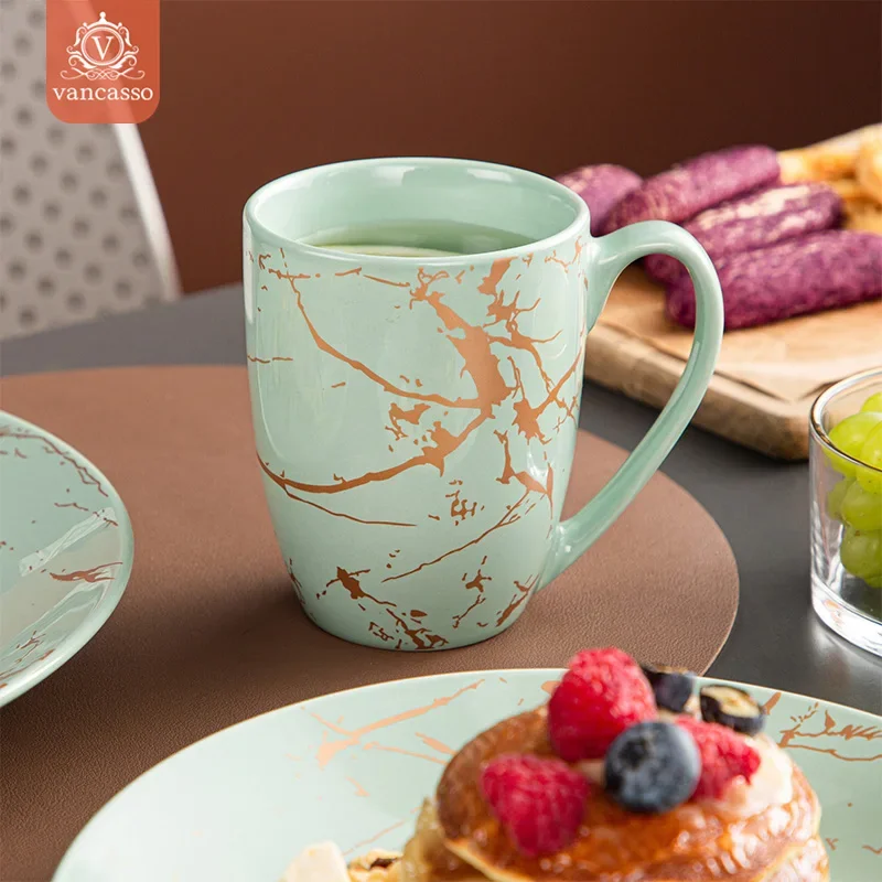 

Lovecasa Kim Ceramic Mug High Capacity Nordic Style Office Coffee and Milk