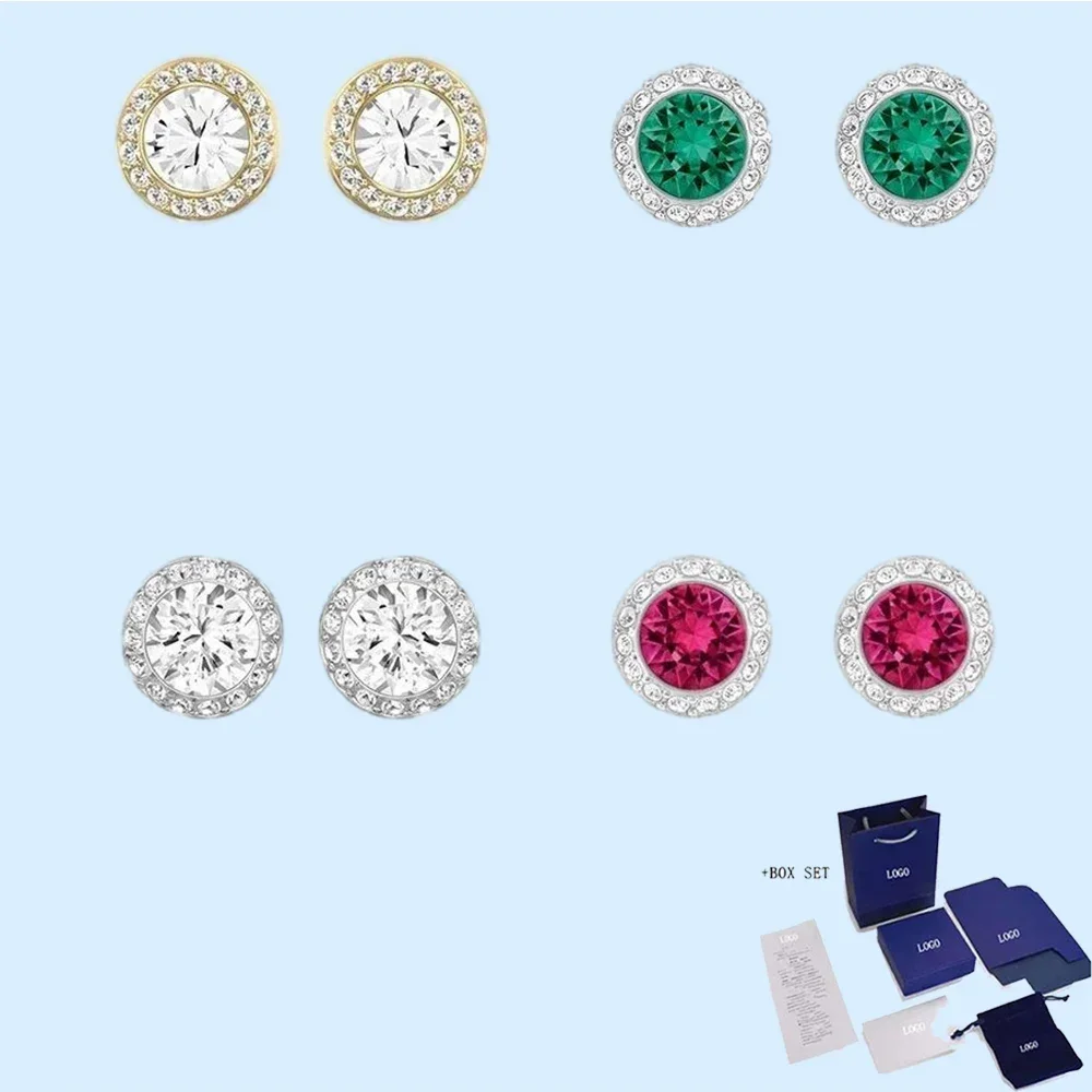 Angou Перфорированные Серьги Лидер Продаж Новая Мода Красочные Круглые Украшения