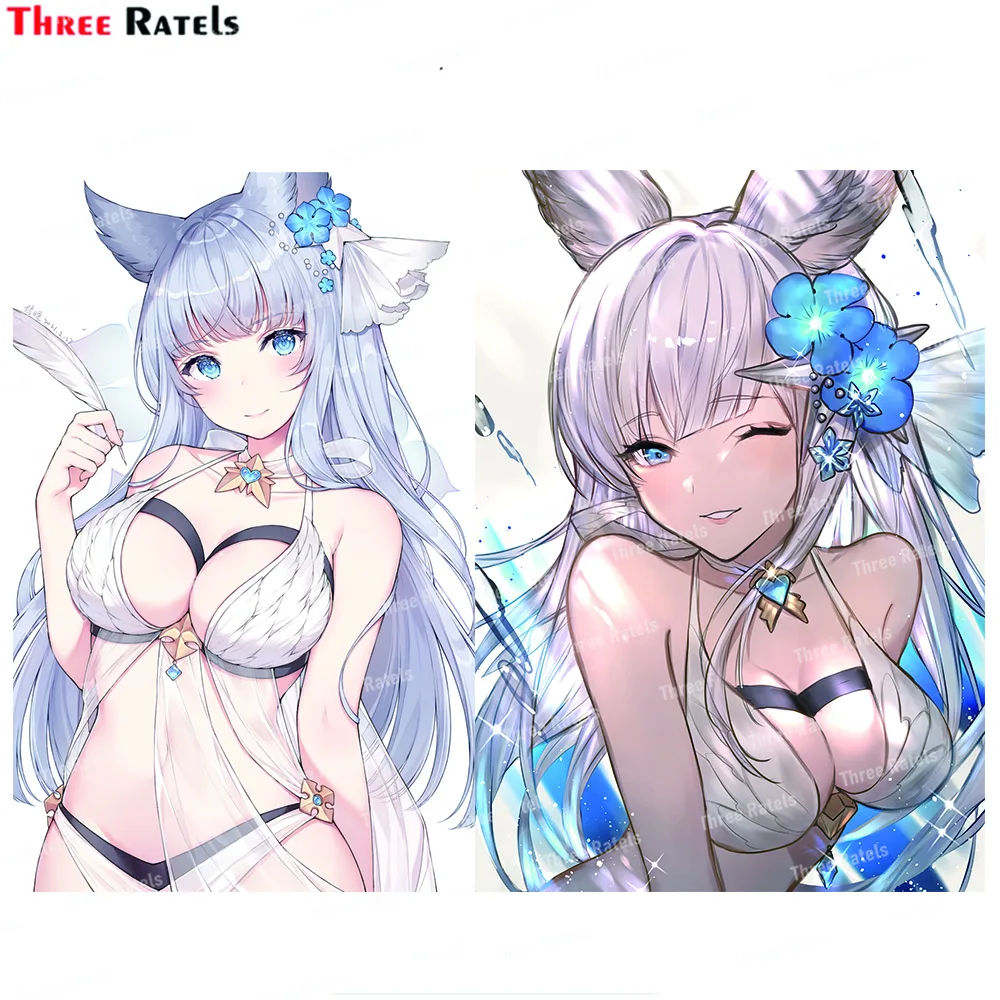 Чехол для автомобиля Three Ratels J248 Korwa Granblue, водонепроницаемый защищенный виниловый материал, автомобильные наклейки