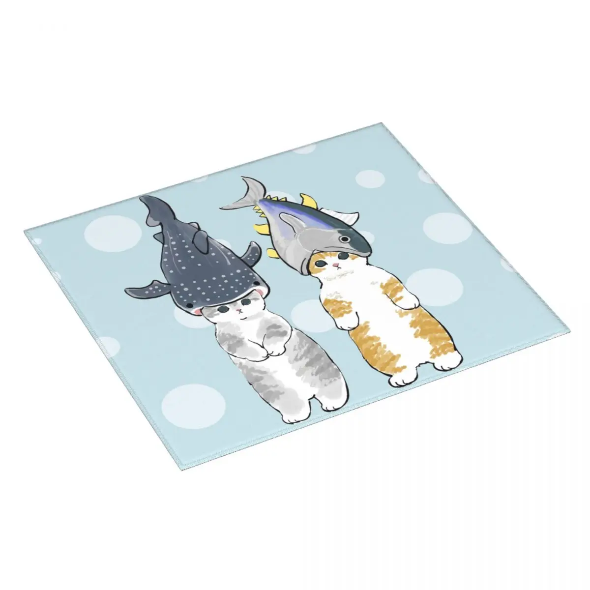 Котята притягивающие к покусу акулы мофу песок кошка коврик для сушки посуды