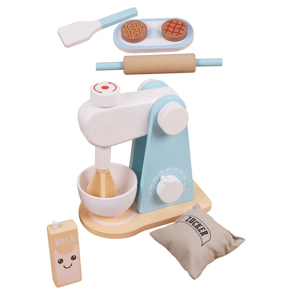 

Birthday Gift Kids Playing House Toy Mixer Machine Coffee Maker Mini Cloth Child Blender
