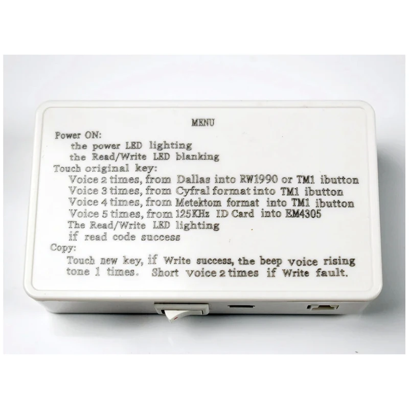 TM1 RFID-копир Дубликатор Ручной RW1990 TM1990 TM1990B Ibutton DS-1990A I-Button 125 кГц EM4305 T5577 Устройство