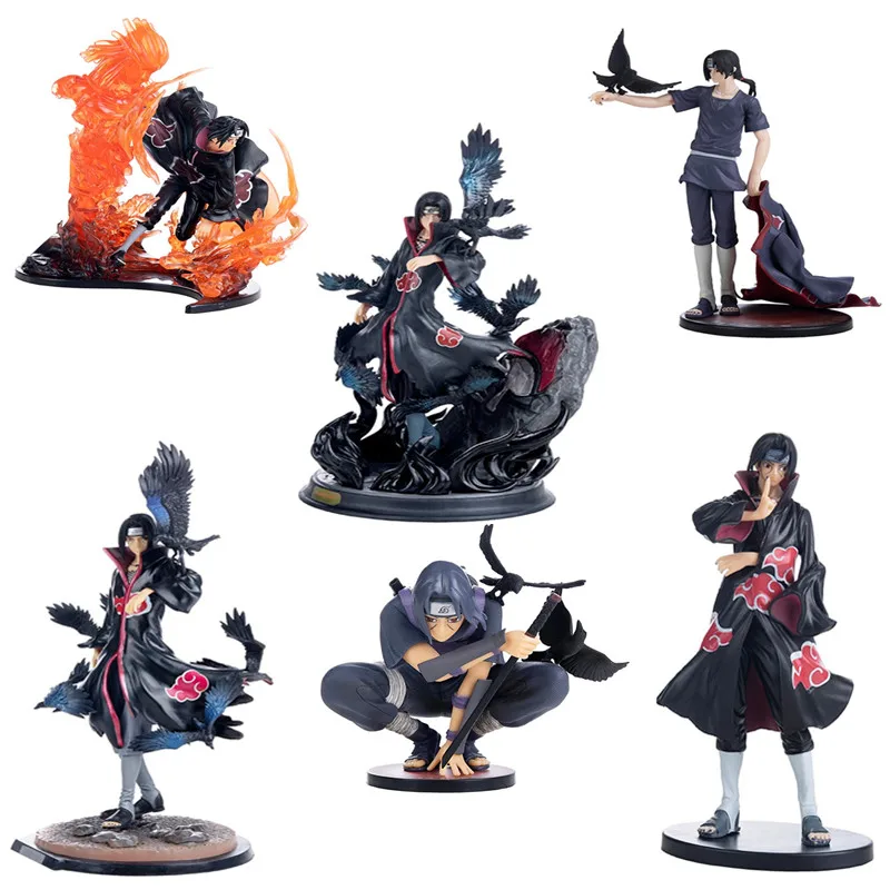 16-31 см персонаж из аниме Наруто GK Tian Uchiha Crow Skunk Date Статуэтка ПВХ Коллекционная
